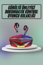 Dokunmatik Kontrol Tws Işıklı Kulakiçi Bluetooth Kulaklık Kablosuz Oyuncu Kulaklığı