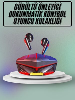 Dokunmatik Kontrol Tws Işıklı Kulakiçi Bluetooth Kulaklık Kablosuz Oyuncu Kulaklığı