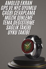 Akıllı Saat 1.5 Inç Amoled Ekran Çift Kordonlu GPS NFC Uyumlu - Görsel 2