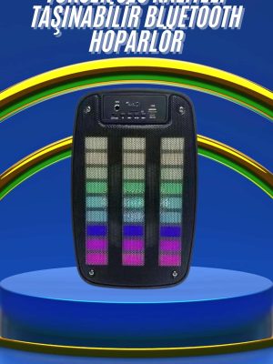 Kablosuz Hoparlör İOS ve Android Uyumlu Şarjlı SD Kart Girişli Bluetooth Hoparlör