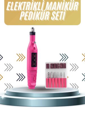 Protez Tırnak Ayak Nasır Ve Tırnak Mantar Makinesi Elektrikli 12v Tırnak Törpü Seti