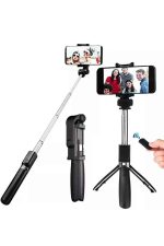 Selfie Çubuğu Tripod Bluetooth Kumandalı Selfie Çubuğu Telefon Tutucu - Görsel 2