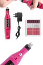 Profesyonel Manikür Pedikür Seti Törpü Makinesi Protez Tırnak Çıkarma - Görsel 3