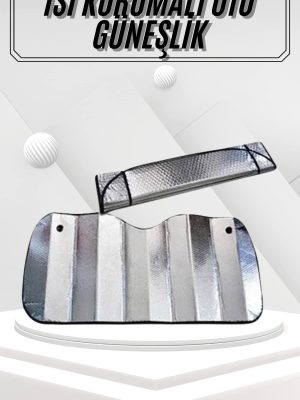 Güneşlik Koruyucu Perde Metalize Oto Araç Araba Güneşliği Ön Cam Güneşliği