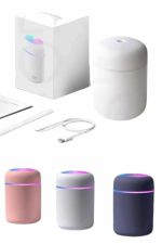 Rgb Işıklı Ulrasonik Ledli Hava Nemlendirici Buhar Makinesi Buhardanlık - Görsel 5