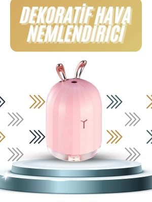 Led Işıklı Hava Nemlendirici Buhar Makinesi Dekoratif Aromaterapi