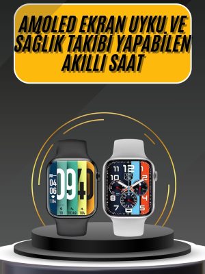 Akıllı Saat Yeni Nesil Android ve İOS Uyumlu Titreşim Modlu Alarm Kronometre