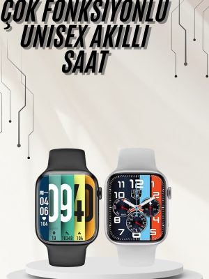 Plastik Kordonlu Kalp Atışı Uyku Takibi ve Çağrı Cevaplayabilen Akıllı Saat