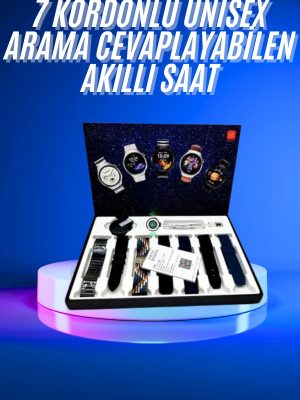 Akıllı Saat Çoklu Kordon Seçenekli Dokunmatik Ekran Nabız Sensörlü