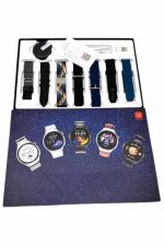 Akıllı Saat Çoklu Kordon Seçenekli Dokunmatik Ekran Nabız Sensörlü - Görsel 3