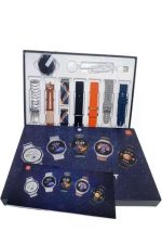 7 Kordonlu Akıllı Saat Siyah Kasa Dokunmatik Ekran Uyku ve Sağlık Takibi - Görsel 3