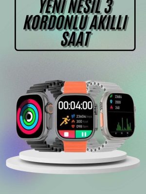 Akıllı Saat Çok Fonksiyonlu Uzun Pil Ömürlü Çağrı Cevaplayabilen Kol Saati