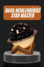 Aromaterapi Hava Nemlendirici Gece Lambası Uzay Model Satürn Oda Kokusu