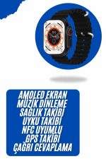 Yeni Nesil Akıllı Kol Saati Nabız Ölçer GPS Uyumlu 49 MM Kasa - Görsel 2
