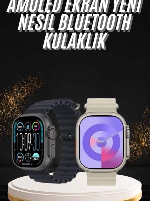 Uyku ve Sağlık Takibi Yapabilen GPS Uyumlu Plastik Kordonlu Akıllı Saat