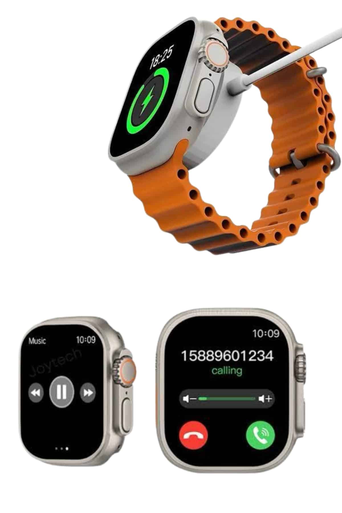 1215138_15-27.jpg Akıllı Saat Kol Saati Android ve İOS Uyumlu Nabız Ölçer Sesli Asistan - Görsel 5