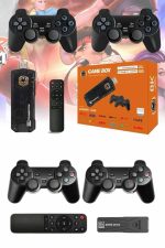 Game Stick Çift Oyun Konsolu Smart TV Game Box 8k Ultra HD 64 Gb - Görsel 2