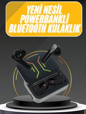 Powerbank Bluetooth Kulaklık Oyuncu Kulaklığı Yüksek Ses Kaliteli