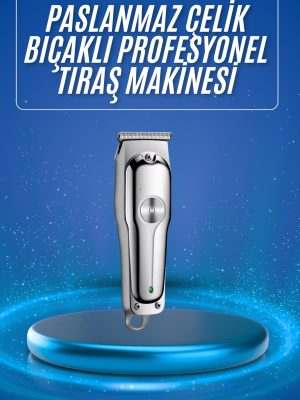 3 Taraklı Saç Sakal Düzeltici Traş Makinesi Seti Paslanmaz Çelik