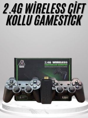 2.4g Uyumlu Kablosuz Çift Kol Atari Retro 20000 Oyun Game Stick