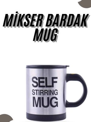 Karıştırıcı Özellikli Mikser Kupa Bardak Kompakt Taşınabilir Mug