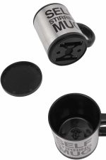 Sıcak Tutan Termos Bardak Kendi Kendini Karıştıran Mikser Kupa - Görsel 4