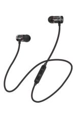 Sports Mıknatıslı Siyah Bluetooth Kulaklık Kablolu Uzun Pil Ömrü - Görsel 4