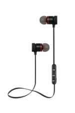 Sports Mıknatıslı Siyah Bluetooth Kulaklık Kablolu Uzun Pil Ömrü - Görsel 5