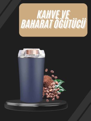 Dayanıklı Paslanmaz Çelik Kolay Kullanım Kahve Ve Baharat Öğütücü