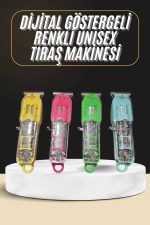 Tıraş Makinesi Renkli Dijital Göstergeli Epilasyon Öncesi Kısaltma Makinesi