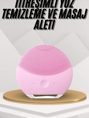 Hassas Ciltlere Özel Titreşimli Yüz Temizleme ve Masaj Aleti