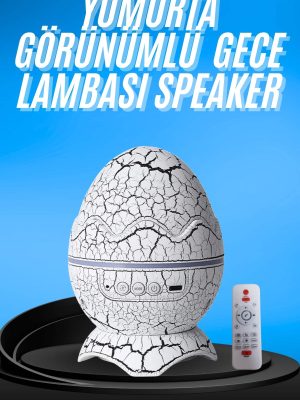 Gece Lambası Yumurta Işık Speaker Yeni Nesil Dinozor Yumurtası Görünümlü