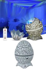 Gece Lambası Yumurta Işık Speaker Yeni Nesil Dinozor Yumurtası Görünümlü - Görsel 2