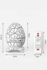 Gece Lambası Yumurta Işık Speaker Yeni Nesil Dinozor Yumurtası Görünümlü - Görsel 3