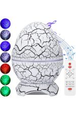 Gece Lambası Yumurta Işık Speaker Yeni Nesil Dinozor Yumurtası Görünümlü - Görsel 4