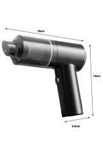 Araç İçi Süpürge Kablosuz Şarjlı Elektrikli Süpürge Elde Taşınabilir - Görsel 3
