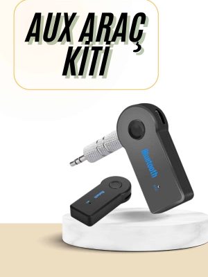 Bluetooth Araç Kiti Aux Çıkışlı  Telefon Müzik Alıcı Tüm Cihazlara Uyumlu