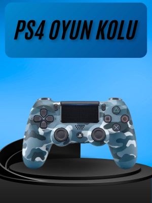 PS4 Joystick Oyun Kolu Titreşimli Uzun Pil Ömrü USB Şarj Kablolu