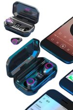 Yeni Nesil Bluetooth Kulaklık Uzun Pil Ömrü El Fenerli Dijital Şarj Göstergeli - Görsel 3