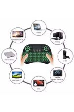 Işıklı Kablosuz Mini Klavye ve Dokunmatik Mouse Seti Türkçe Kablosuz - Görsel 5