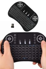 Mini Klavye Gaming Pc Playstation Ledli Mouse Rgb Mouse Bluetooth Usb - Görsel 2