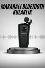 Makaralı Bluetooth Kulakiçi Yaka Kulaklığı Kablosuz Kulaklık