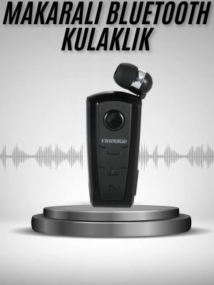 Makaralı Bluetooth Kulakiçi Yaka Kulaklığı Kablosuz Kulaklık