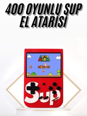 Çocuklara Özel Taşınabilir Sup El Atarisi 400 Oyunlu Nostaljik Oyun Konsolu