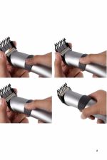 Yeni Nesil Profesyonel Şarjlı Saç Sakal Tıraş Makinesi Ayarlanabilir 4 Taraklı - Görsel 2