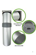 Yeni Nesil Profesyonel Şarjlı Saç Sakal Tıraş Makinesi Ayarlanabilir 4 Taraklı - Görsel 4