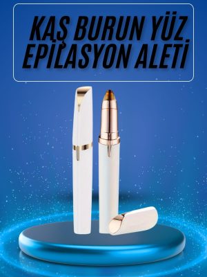 Epilasyon Aleti Tüy Kıl Alma Kaş Bıyık Unisex Yüz Bakım Tıraş Aleti