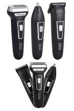 3'lü Set Saç Sakal Kesme Traş Makinesi Burun Kılı Alma Tıraş Makinesi - Görsel 4