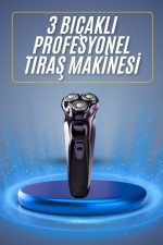 Tıraş Makinesi Hassas Ciltlere Özel Döner Başlıklı Pürüzsüz Görünüm