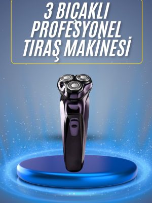 Tıraş Makinesi Hassas Ciltlere Özel Döner Başlıklı Pürüzsüz Görünüm